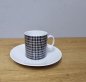 Preview: Thomas Medaillon Onyx Espresso Cup and Saucer – Hans Theo Baumann